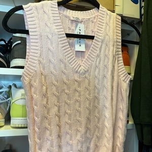 Pink brandy Melville sweater vest